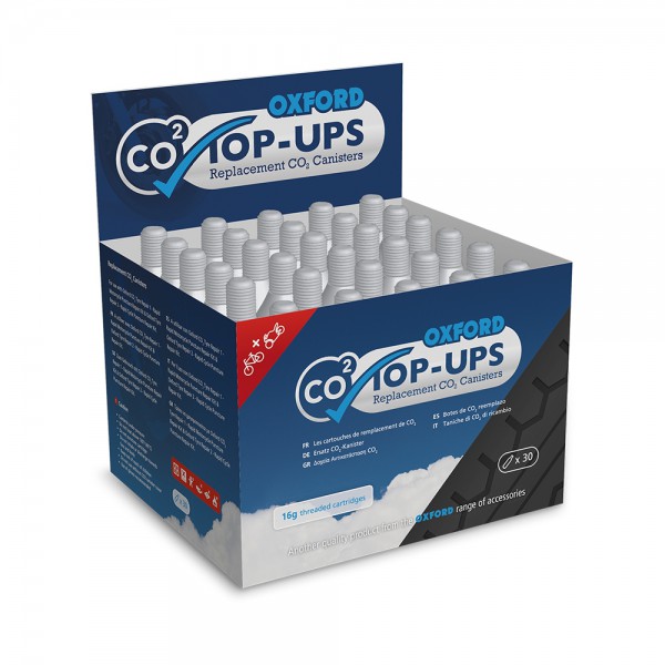 Oxford Oxford Replacement CO2 Canisters POS Packaging
